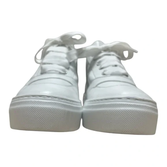 AGL Italian Platform Sneakers Leather W10.5 - Picture 4 of 9